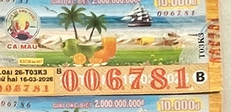 Cà Mau, 16/03/2026, 006781